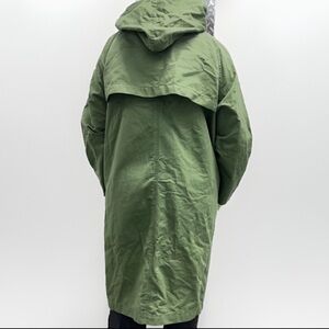 NWT Medium the Gap Hooded Trench Coat - Green